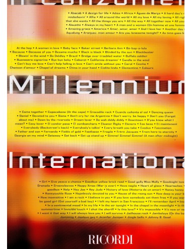 Il canzoniere Millennium Internazionale