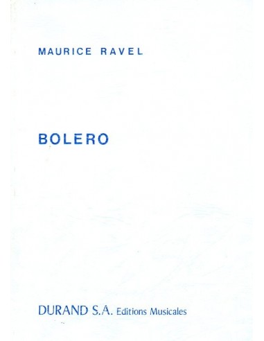 Ravel Bolero Partitura Studio per...