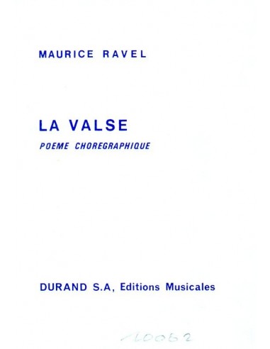 Ravel La valse partitura da Studio...