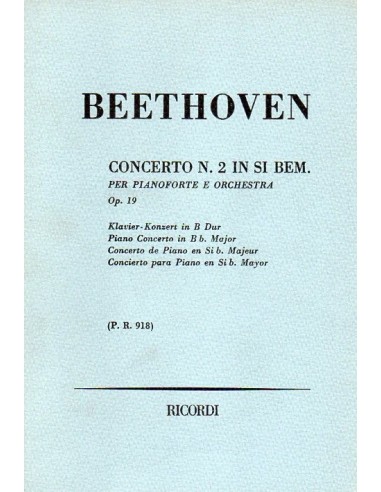 Beethoven Concerto N° 02 Op. 19 in...