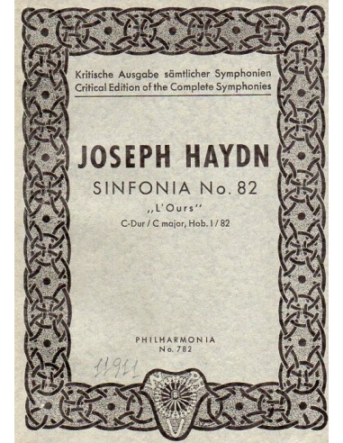 Haydn Symphony N° 82 L'orso...