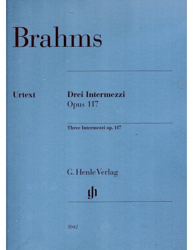Brahms tre intermezzi Op. 117 per...