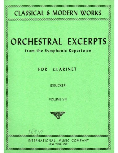 Orchestral excerpts Vol. 7°
