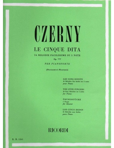Czerny Le cinque dita Op. 777