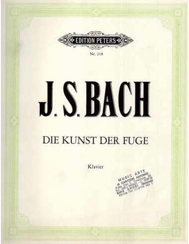 J. S. Bach Die kunst der fuge BWV...