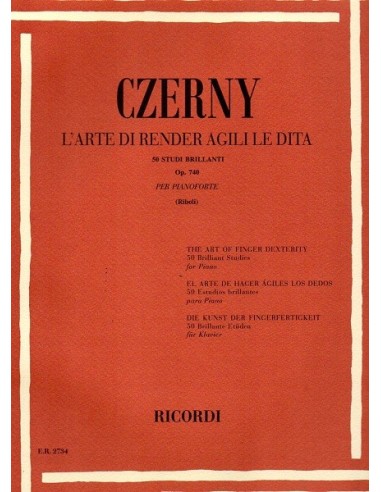 Czerny 50 Studi brillanti Op. 740...