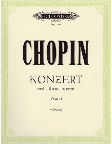 Chopin Concerto N° 1 Op. 11 in mi minore