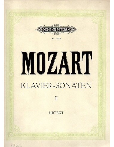Mozart Sonate Vol. 2° (Edizione Peters)