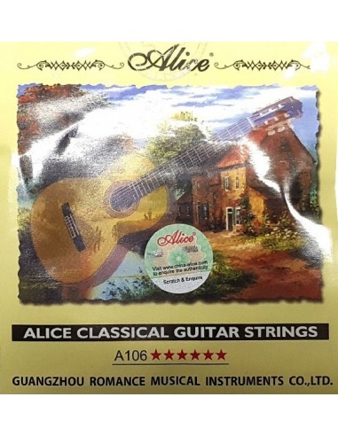 Muta corde Alice per chitarra classica
