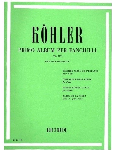 Kohler Primo album per fanciulli Op. 210
