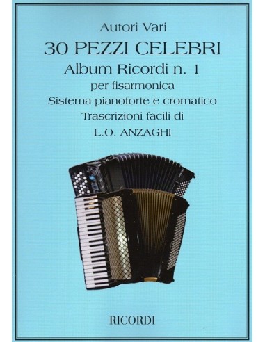 Anzaghi 30 Pezzi Celebri Vol. 1° per...