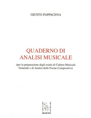 Pappacena Quaderno di analisi musicale
