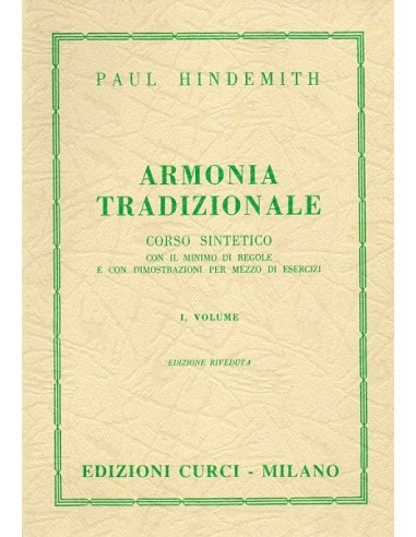 Hindemith Armonia tradizionale Vol. 1°