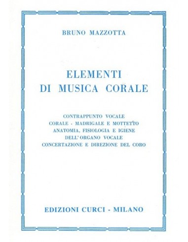 Mazzotta Elementi di musica corale...