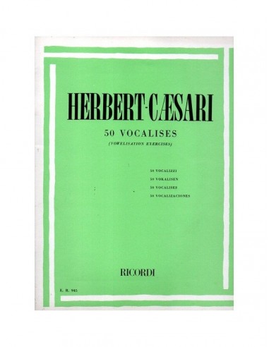 Herbert Caesari 50 Vocalizzi