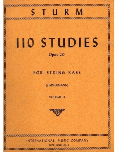 Sturm 110 studi op. 20 volume 2 per...