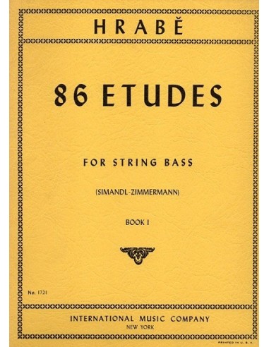 Hrabe' 86 studi Vol. 1 per Contrabbasso