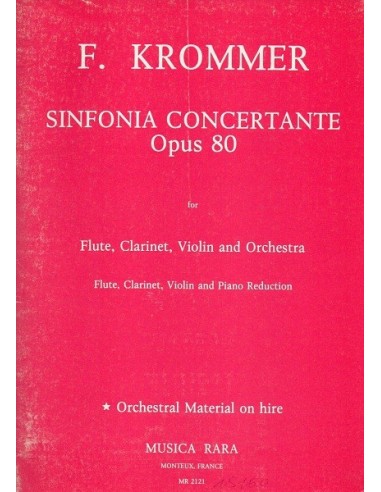 Krommer Sinfonia Concertante Op. 80...
