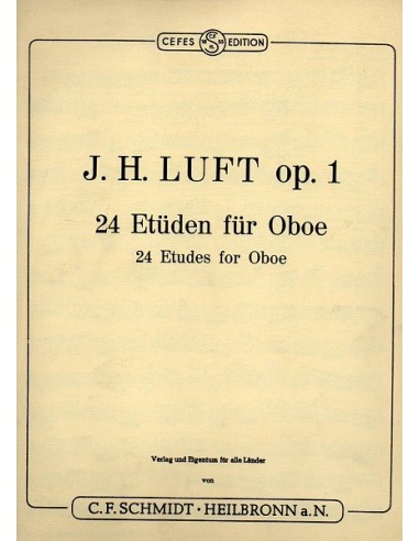 Luft 24 Studi Op.1 per Oboe