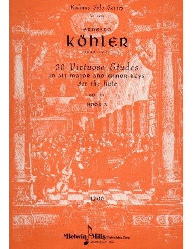 Kohler 30 studi virtuosi Op.75 Vol. 3...