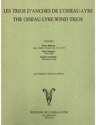 Trios D'anches l'oiseau lyre Vol.1...