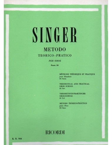 Singer Metodo teorico e pratico per...