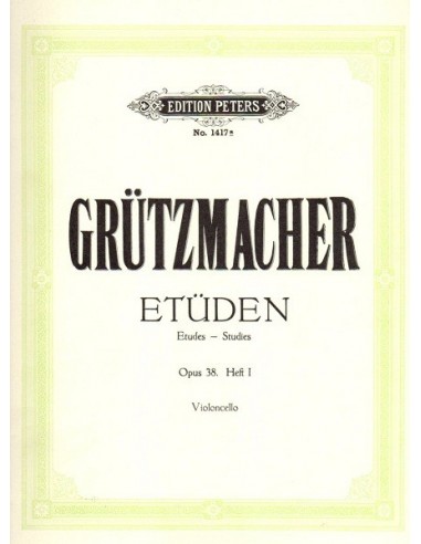 Grutzmacher Studi Op. 38 Vol. 1 per...