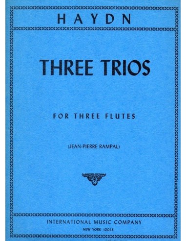 Haydn Three Trios per 3 Flauti