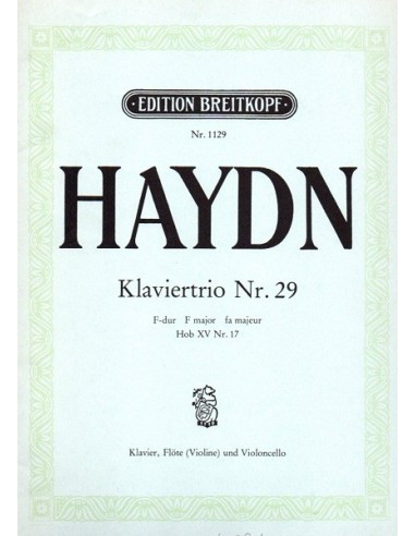 Haydn Klaviertrio N° 29 in Fa...