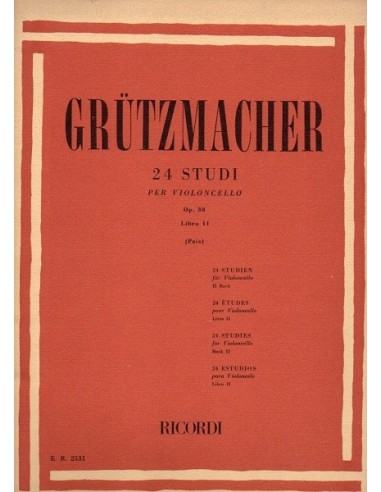 Grutzmacher  24 Studi Op. 38 Vol. 2...