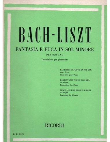 Bach / Liszt Fantasia e fuga in Sol...