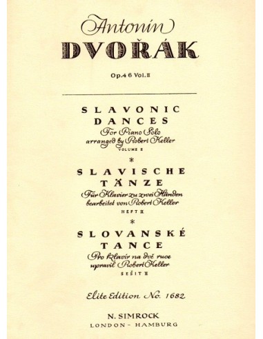 Dvorak Slavische Tanze Op. 46 Vol. 2°...