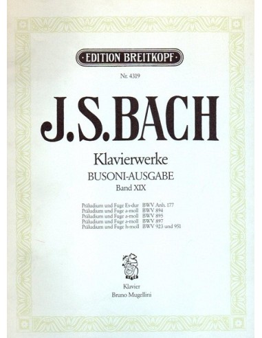 Bach Klavierwerke Band XIX