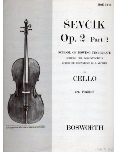 Sevcik Op. 2 Parte 2 per Violoncello...