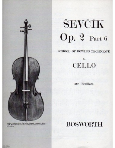 Sevcik Op. 2 Parte 6 per Violoncello...