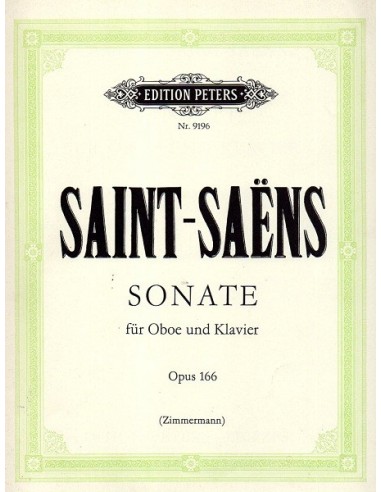 Saint Saens Sonata Op. 166 per Oboe e...