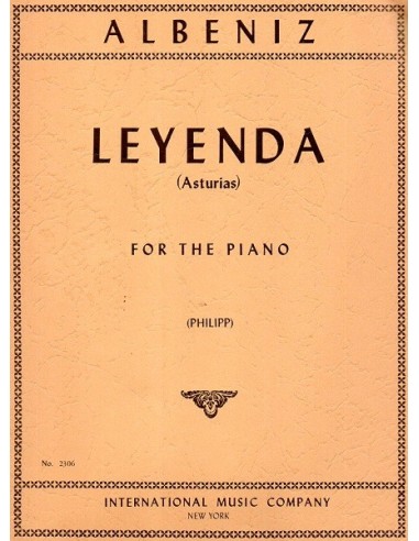 Albeniz Leyenda Asturias per Pianoforte