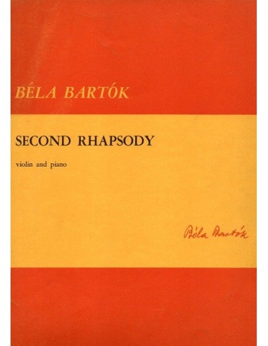 Bela Bartok Second Rhapsody per...