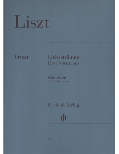 Liszt Liebestraume drei Notturnos per...
