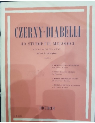 Czerny Diabelli 40 studietti melodici...
