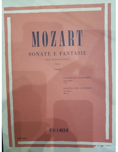 Mozart Sonate e Fantasie Vol. 1° per...