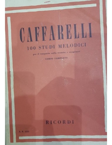 Caffarelli 100 studi melodici per...
