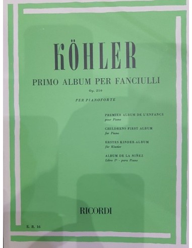Kohler Primo album per fanciulli Op....