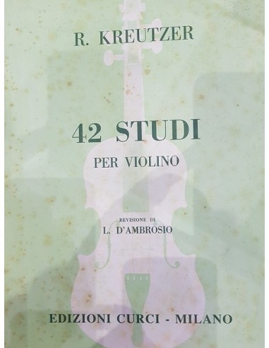 Kreutzer 42 studi per Violino...