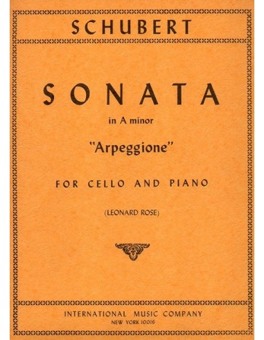 Schubert Sonata in La minore Arpeggione