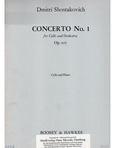 Schostakovich Concerto N° 01  Op. 107