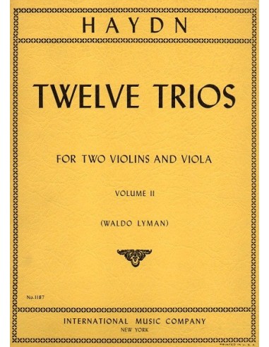 Haydn Twelve Trios Vol. 2°