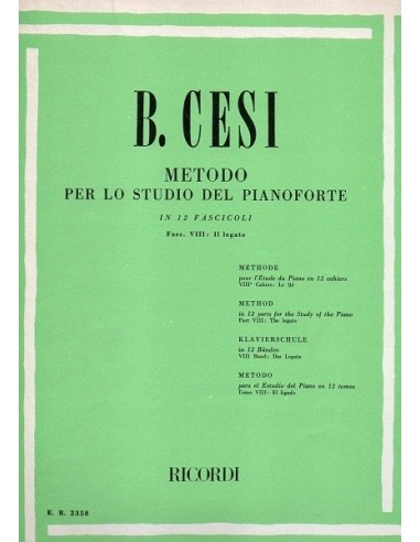 B. Cesi Vol. 8° Il legato
