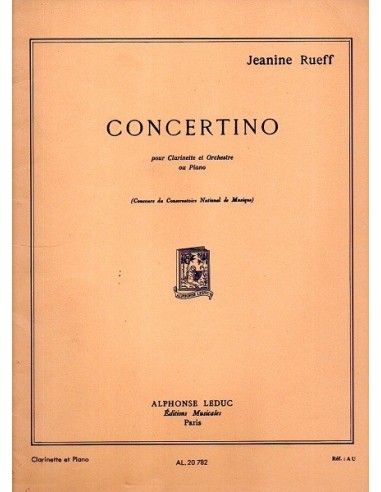 Rueff Jeanine Concertino