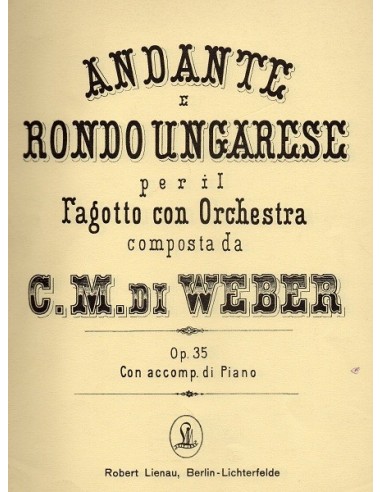 Weber Andante e Rondò Ungherese op. 35